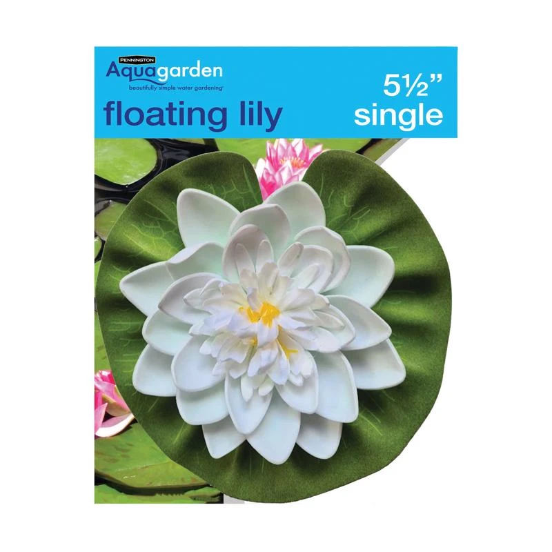 Pennington Aquagarden 5.5 Inch Floating Lily Pad Pond Accessory