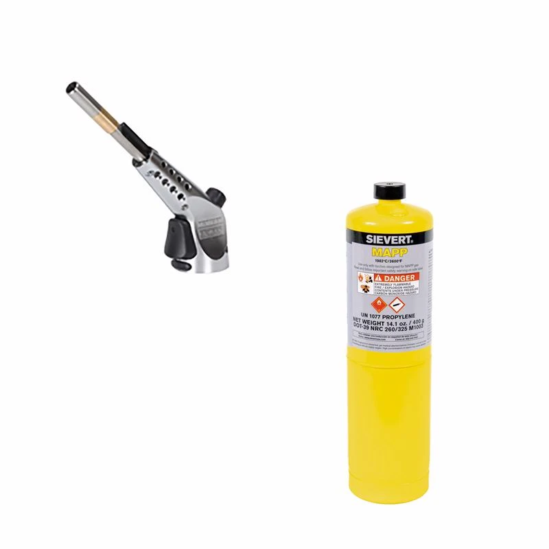 Rothenberger Sievert 14.1 Oz Mapp Gas Cylinder Set 2 Piece