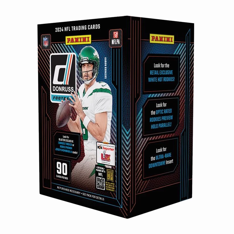 Panini 2024 Donruss Football Blaster Box, Ages 6+, Model 2-16727-20