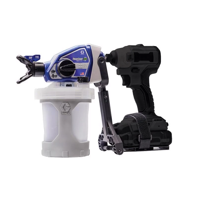 Graco Truecoat 360 Cordless Airless Paint Sprayer 2000 Psi With Accessories