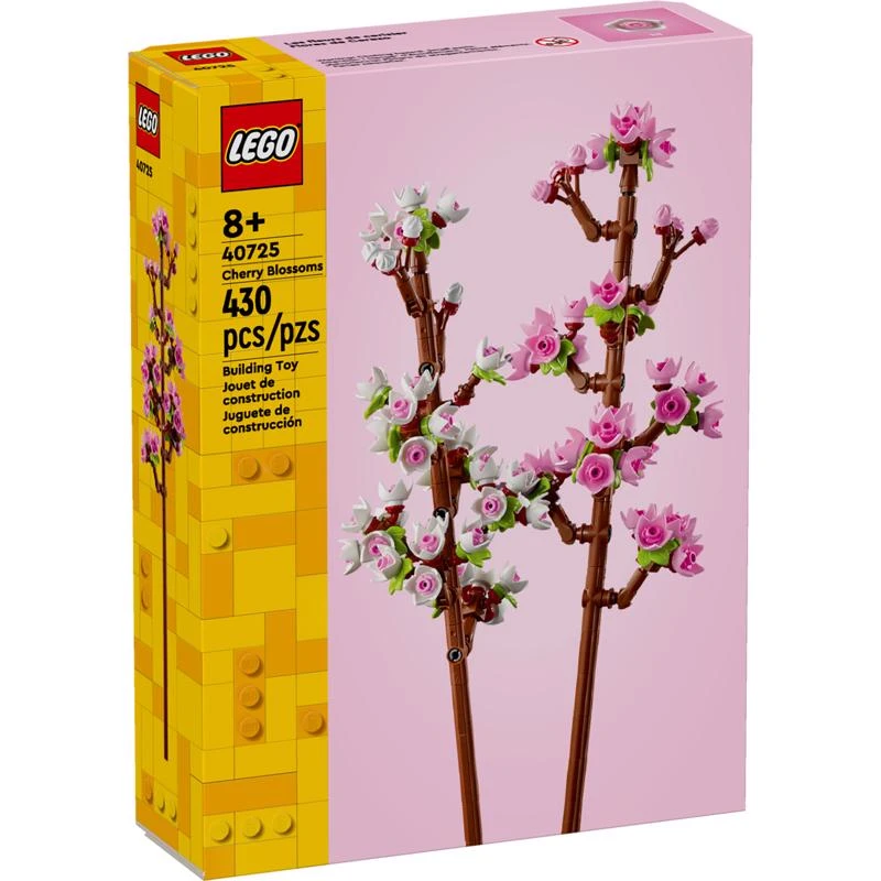LEGO Botanicals Cherry Blossoms Building Set Multicolored 430 pc