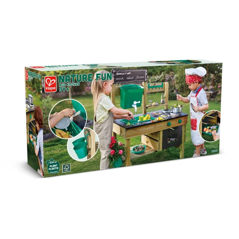 Hape Outdoor Kitchen Multicolored 10 Piece Set For Ages 3+