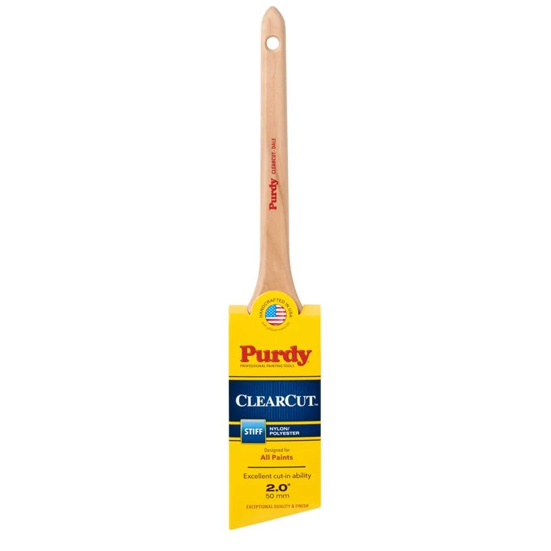 Purdy Clearcut Dale 2 Inch Stiff Angle Nylon Polyester Paint Brush