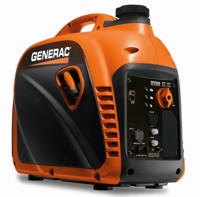 Generac Gp2500i 2500w Gasoline Inverter Generator With Cosense And Manual Start