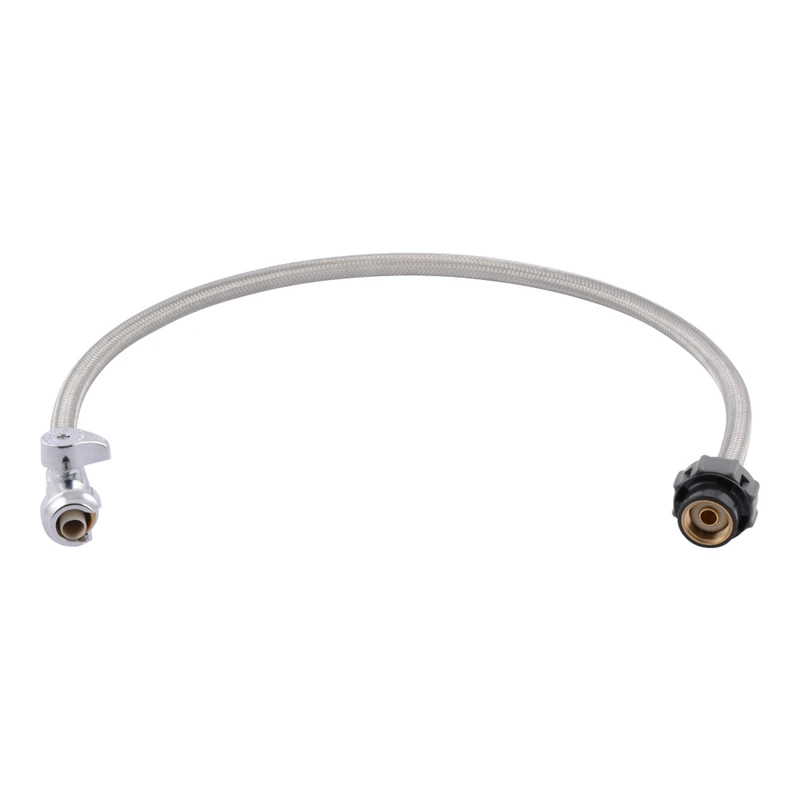 Sharkbite Click Seal Push To Connect 1/2 In. X 1/2 In. X 30 In. Brass Faucet Connector