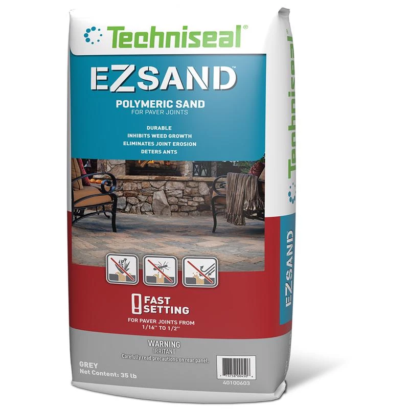 Techniseal Ez Sand Gray Polymeric Jointing Sand 35 Lb Bag