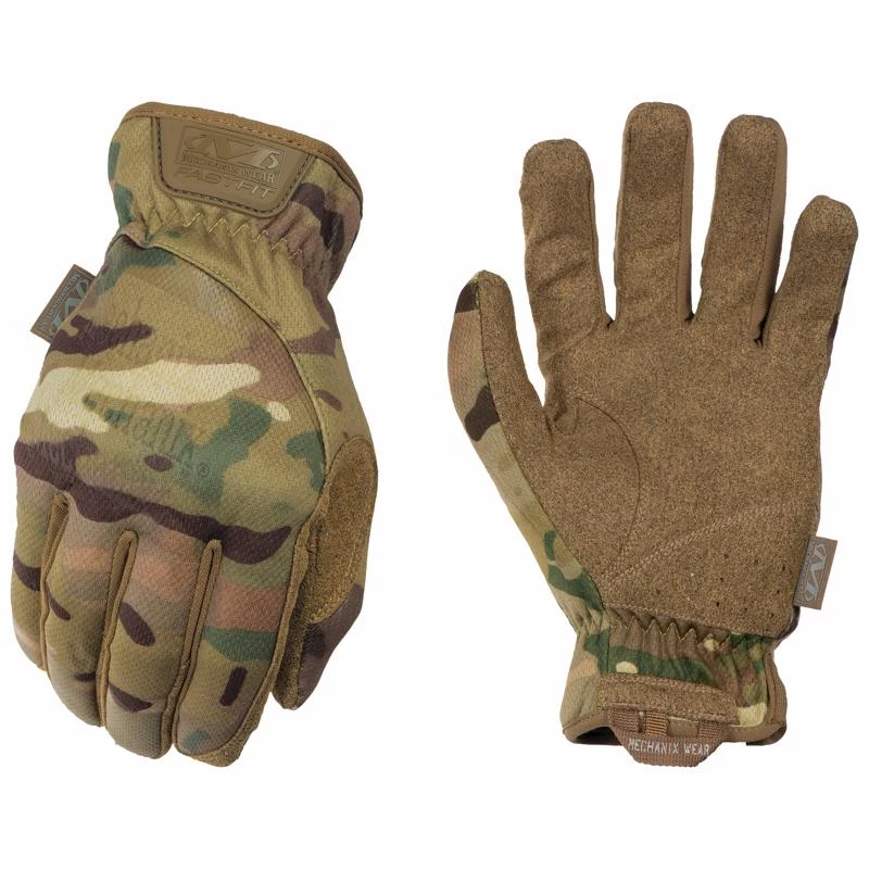 Mechanix Wear Multicam Fastfit Men's Tactical Gloves Camouflage Xl Synthetic Leather