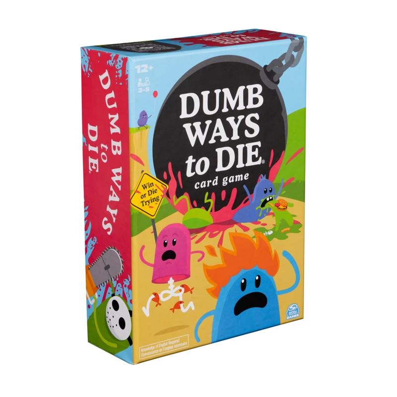 Spinmaster Dumb Ways To Die Card Game For Ages 12+