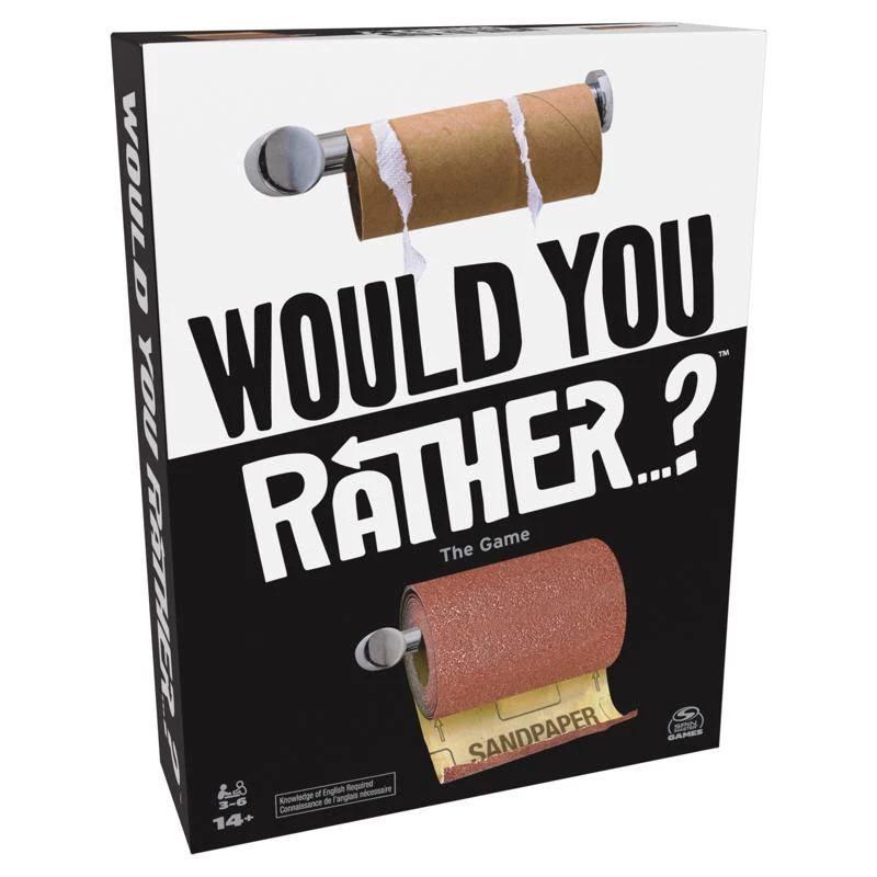 Spinmaster Would You Rather Card Game For Ages 14+