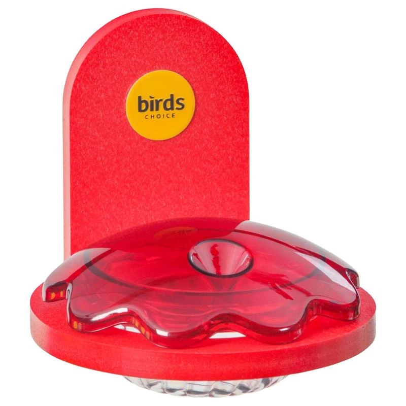 Birds Choice 3.5 Oz Red Plastic Hummingbird Bird Feeder