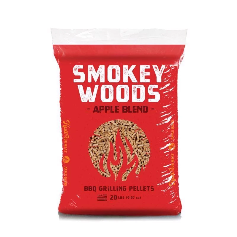 Smokey Woods All Natural Apple Hardwood Pellets 20 Lb Bag