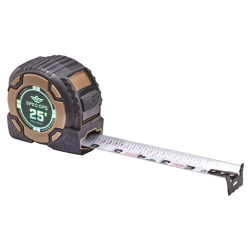 Spec Ops 25 Feet Length X 3.3 Inches Width Tape Measure