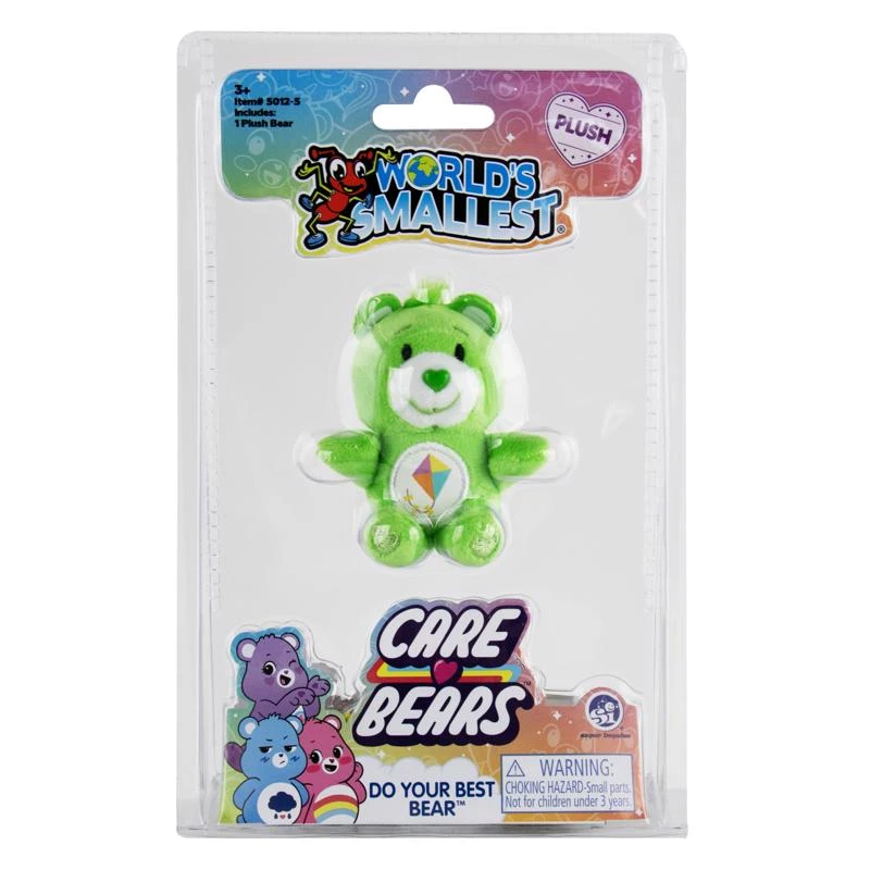 World's Smallest Care Bears Plush Toy Green 5012-5
