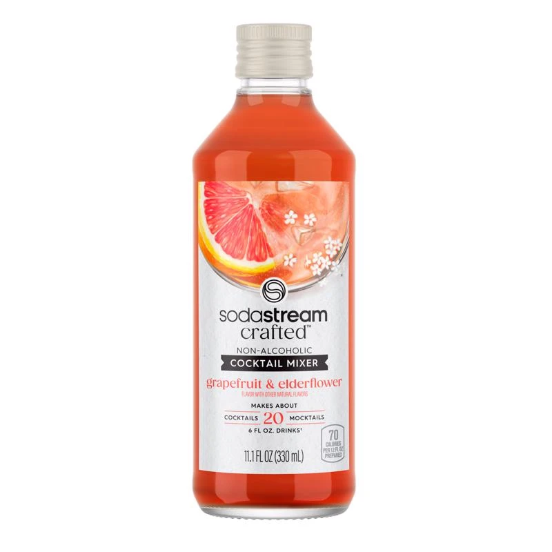 Sodastream Elderflower Pink Grapefruit Craft Mixer 11.1 Fl. Oz.