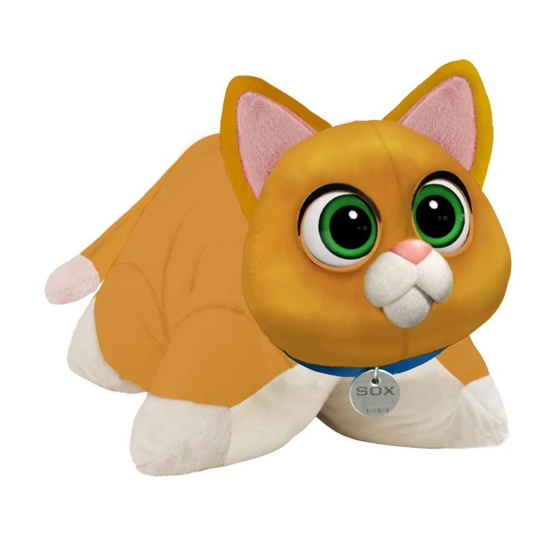 My Pillow Pets Plush Cat Pillow Toy Multicolored 14.35 X 9.4 X 4.15