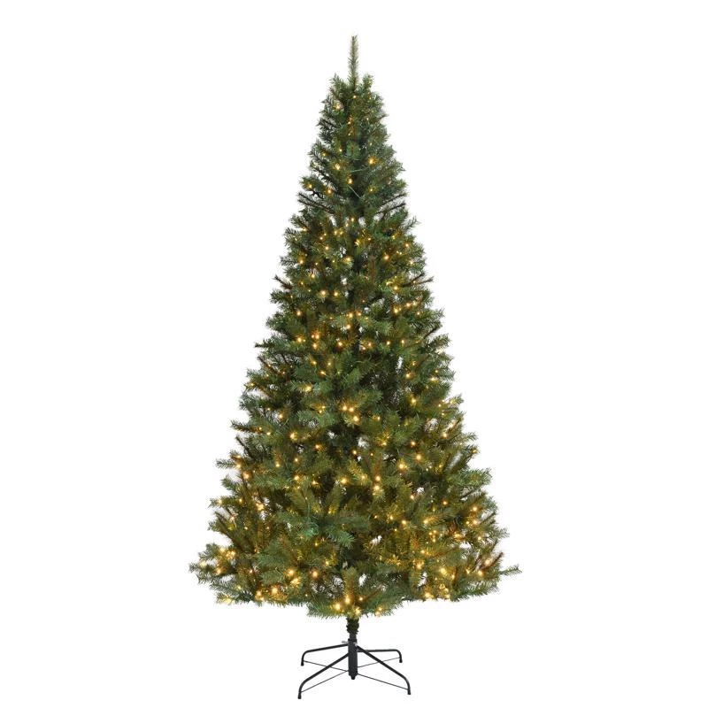 Holiday Bright Lights 7.5 Ft Full Led Highland Spruce Color Changing Christmas Tree