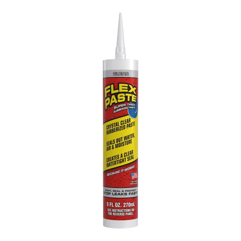 Flex Paste Clear Rubberized Paste 9 Oz Cartridge