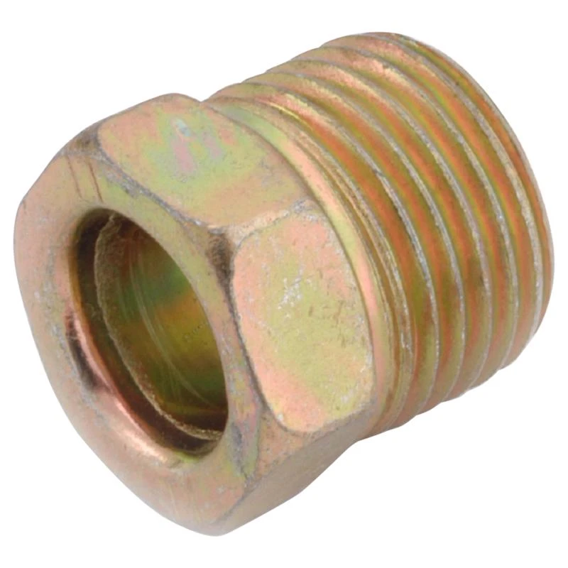Anderson Metals 3/8 Inch Brass Female Inverted Flare Nut