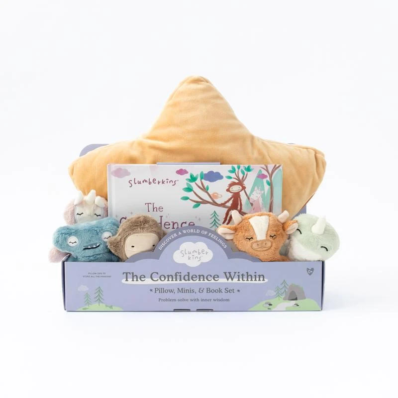Slumberkins The Confidence Within Pillow And Book Set 7 Piece Assorted