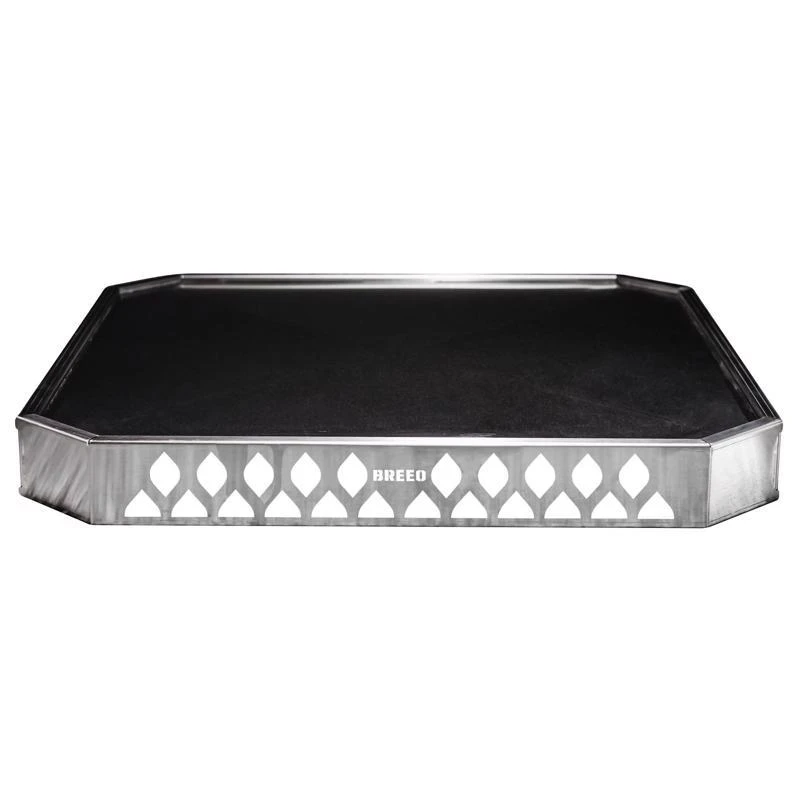 Breeo X Series 30 Stainless Steel Fire Pit Base 4.5 In. H X 31.6 In. W X 30 In. D