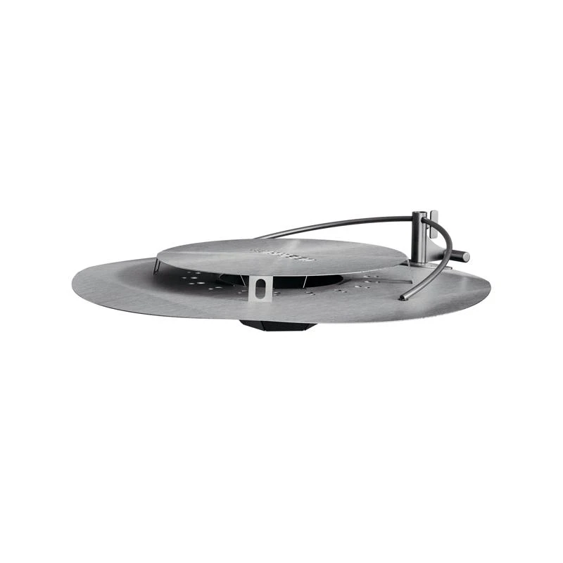 Breeo Outpost 24 Stainless Steel Heat Deflector 6.5 In. H X 24 In. W X 24 In. D