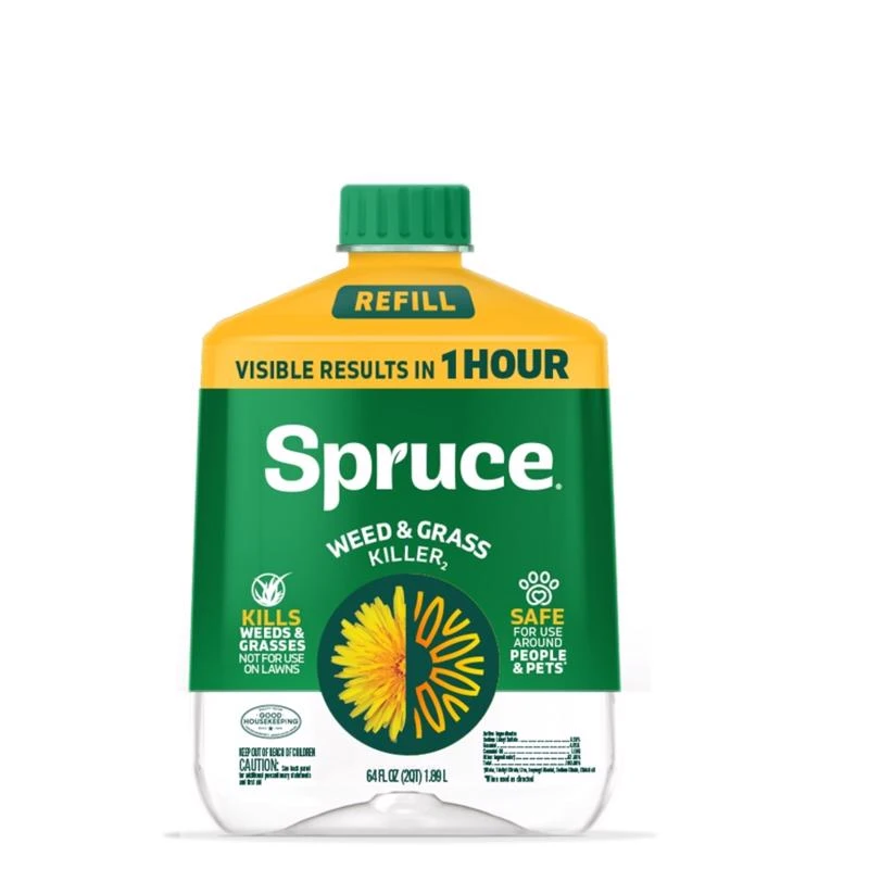 Spruce Weed And Grass Killer Refill Rtu Liquid 64 Oz Bottle
