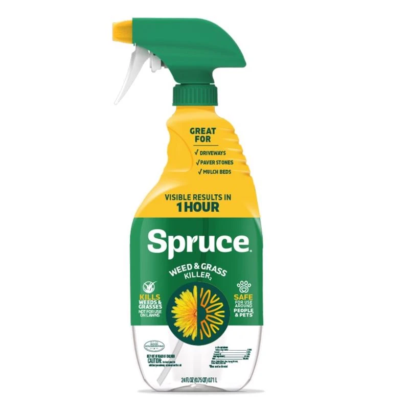Spruce Weed And Grass Killer Rtu Liquid 24 Oz Trigger Spray