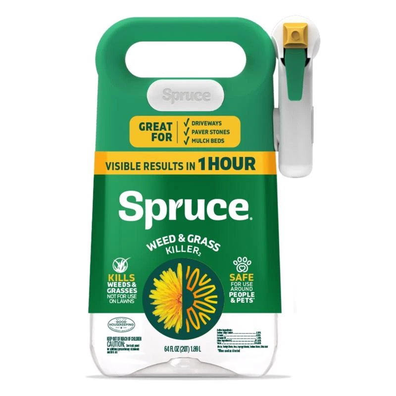 Spruce Snap & Spray Manual Trigger Weed And Grass Killer Rtu Liquid 64 Oz