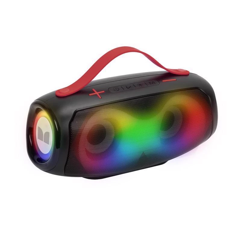 Monster Wireless Bluetooth Boombox Portable Speaker, Black, Battery Powered