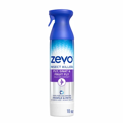 Zevo Instant Action Flying Insect Killer Spray For Flies, Gnats, Fruit Flies 10 Oz