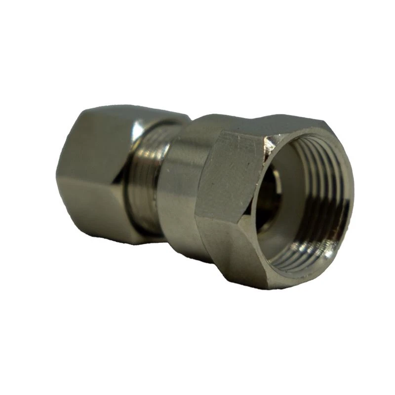 Anderson Metals 1/2 In. X 3/8 In. Male Compression Brass Adapter, Lead-free