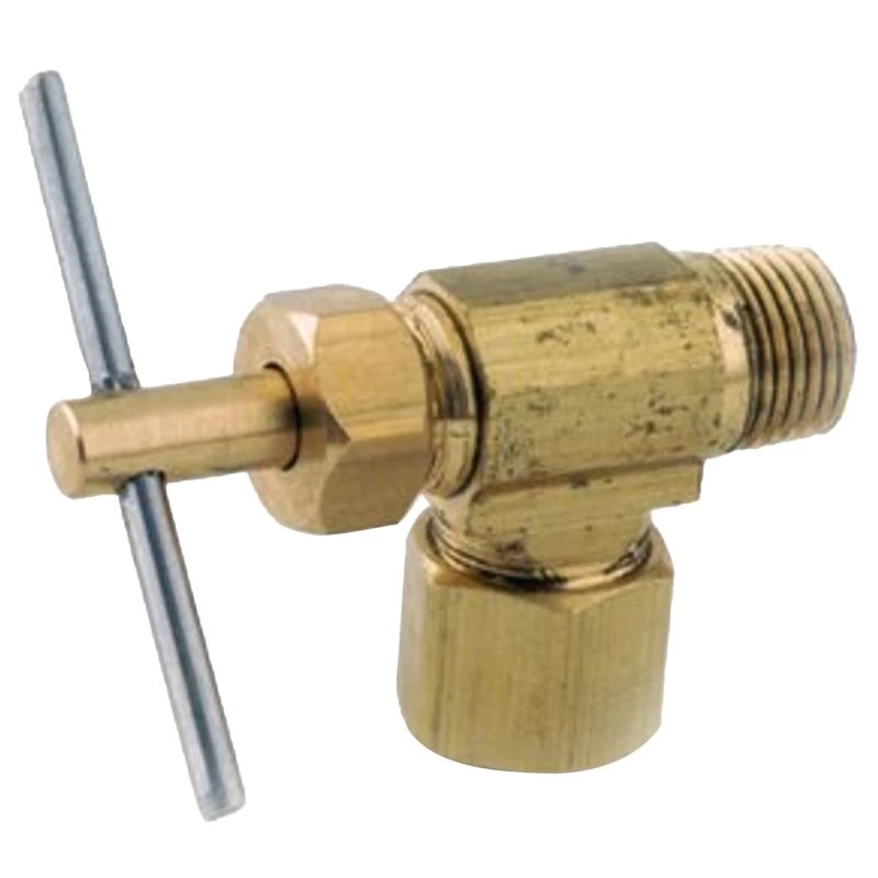 Anderson Metals 3/8 In. X 1/4 In. Brass Needle Valve For Plumbing