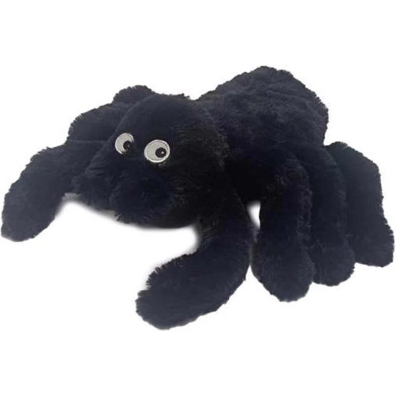 Warmies Black Plush Spider Stuffed Animal, 11.5 Inch