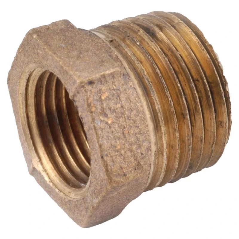 Anderson Metals 3/4 In. Mpt X 1/2 In. Fpt Brass Hex Bushing Lead-free