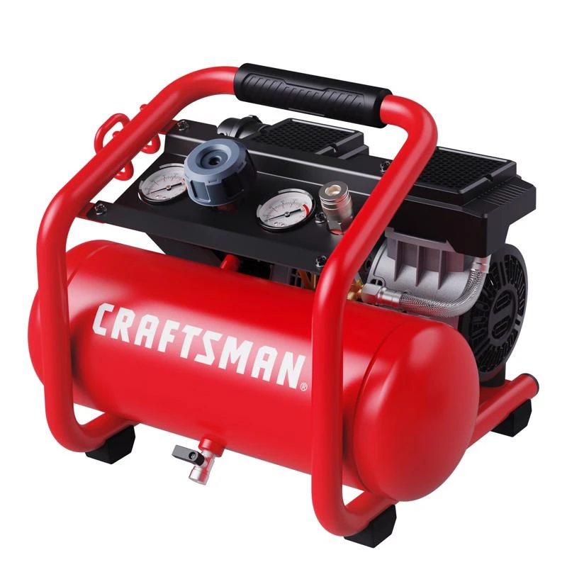 Craftsman 2 Gallon Vertical Portable Air Compressor 90 Psi 1 Hp Oil-free