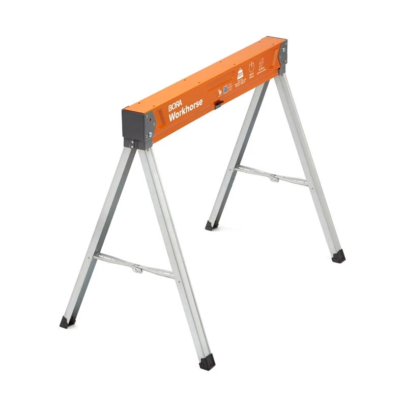 Bora Heavy Duty Steel Sawhorse 1200 Lb Capacity 4.5 H X 34.25 W X 3 D