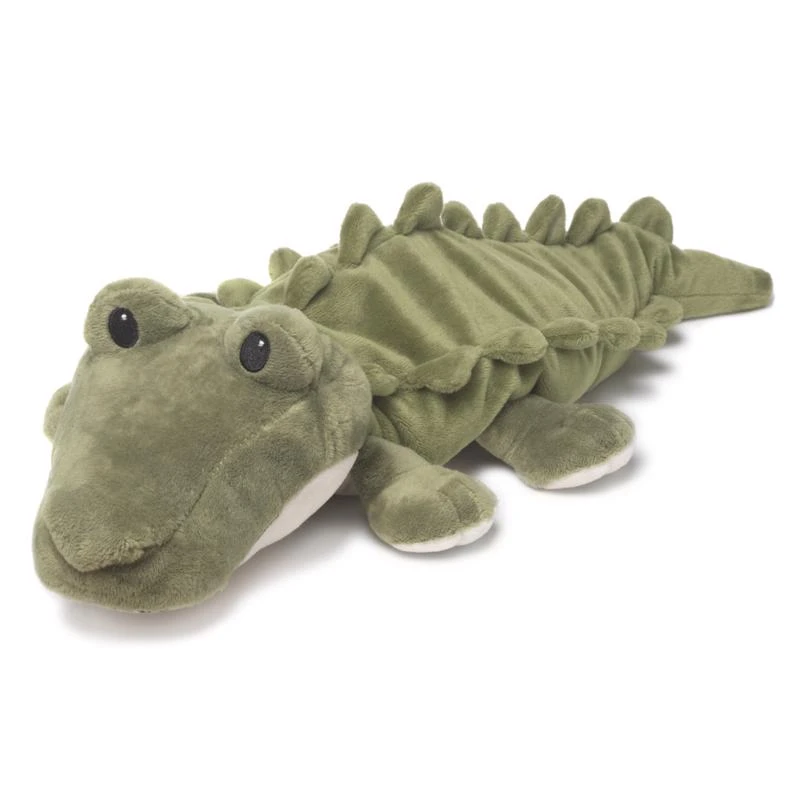 Warmies Green Alligator Plush Stuffed Animal 19 X 10 X 4 Inches