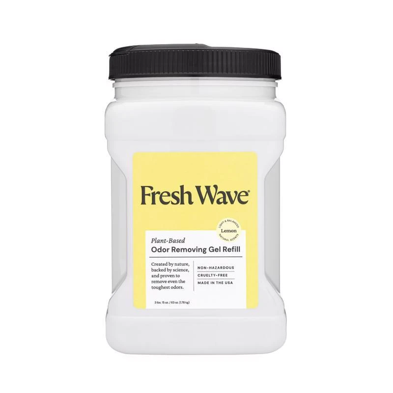 Fresh Wave Lemon Scent Odor Removing Gel 63 Oz Jar
