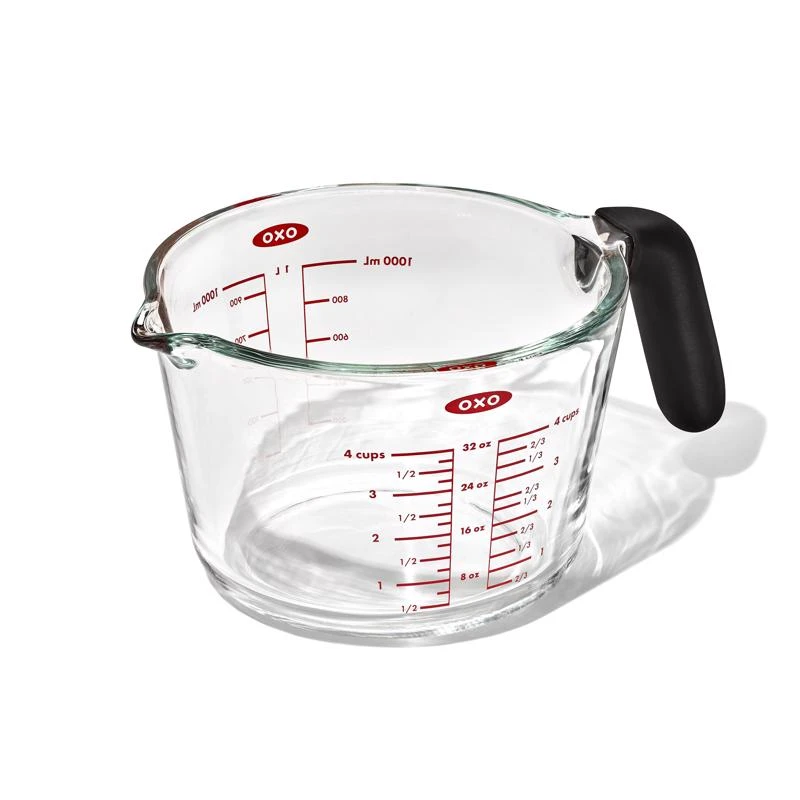 Oxo Good Grips 4 Cups Glass Clear Measuring Cup Dishwasher Safe