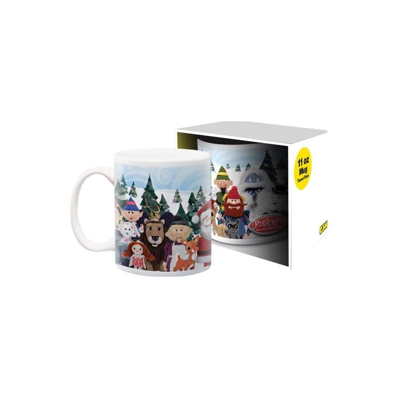 Nmr 11 Oz White Bpa Free Rudolph The Red Nosed Reindeer Ceramic Mug