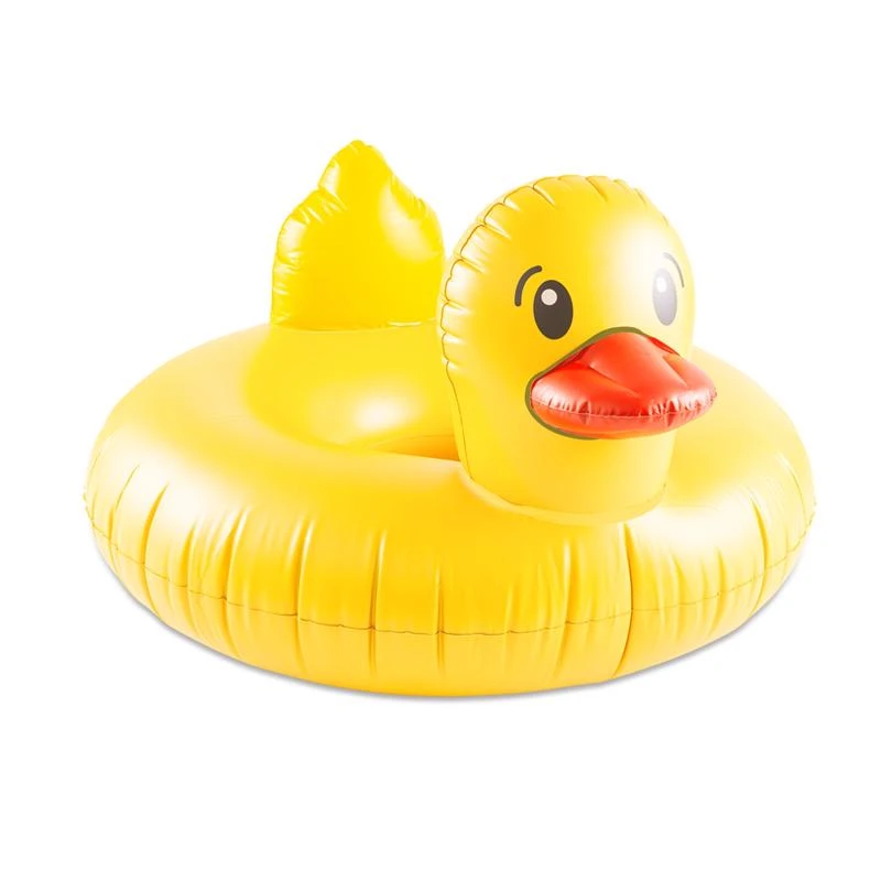 Bigmouth Yellow Pvc Vinyl Inflatable Duck Pool Float For Kids