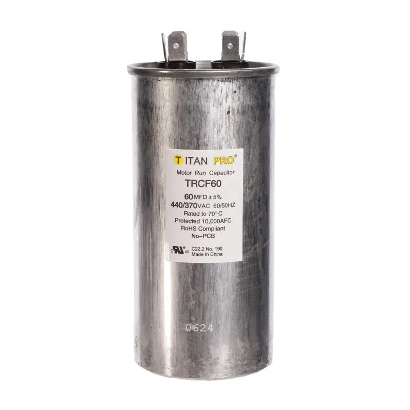 DK (A-RT×SF) TITAN PRO Titan Pro 60 Mfd 440 V Aluminum Round Run