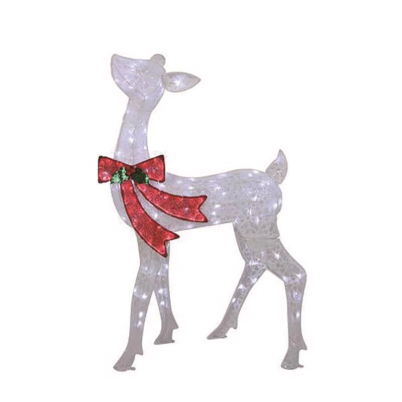 Celebrations Led Warm White Reindeer 34.5 Inch Yard Decor Ul Listed