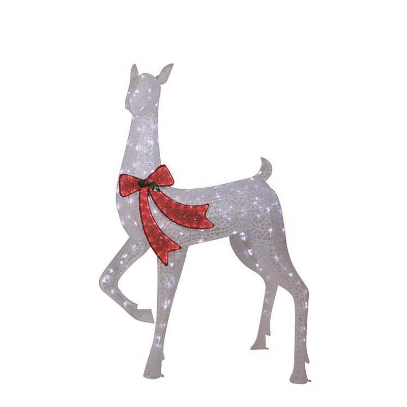 Celebrations 50 Inch Led Warm White Reindeer Yard Decor