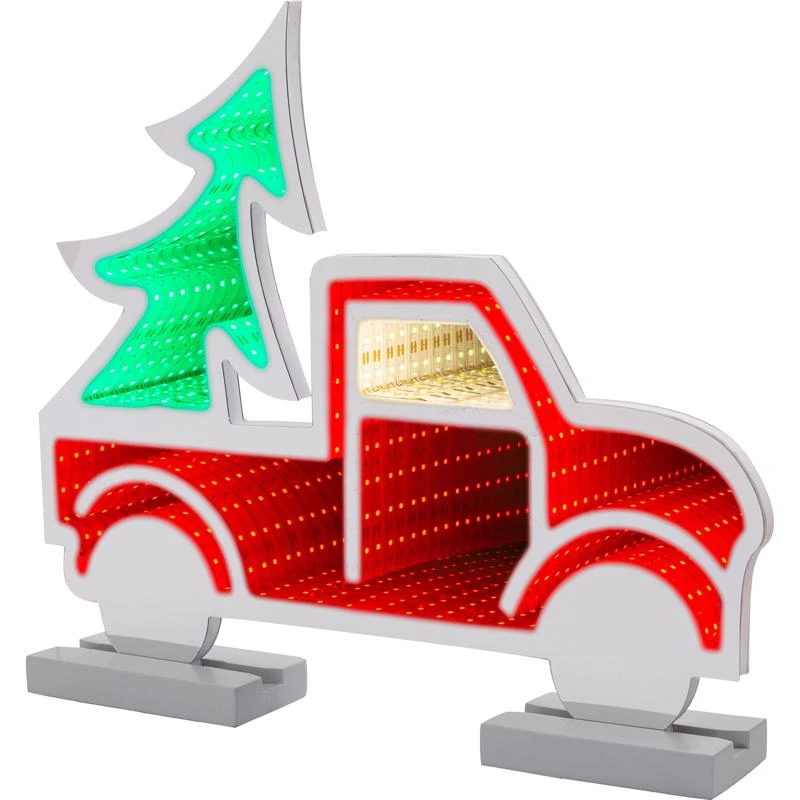 Celebrations Led Multi Truck Animated Christmas Decor 14 Inch