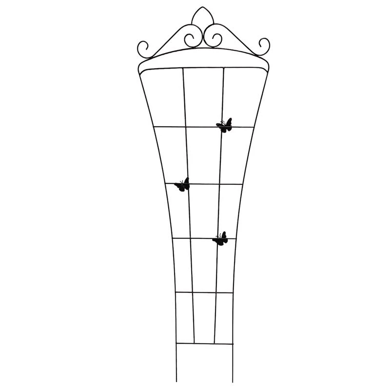Living Accents 72 Inch Brown Steel Outdoor Trellis
