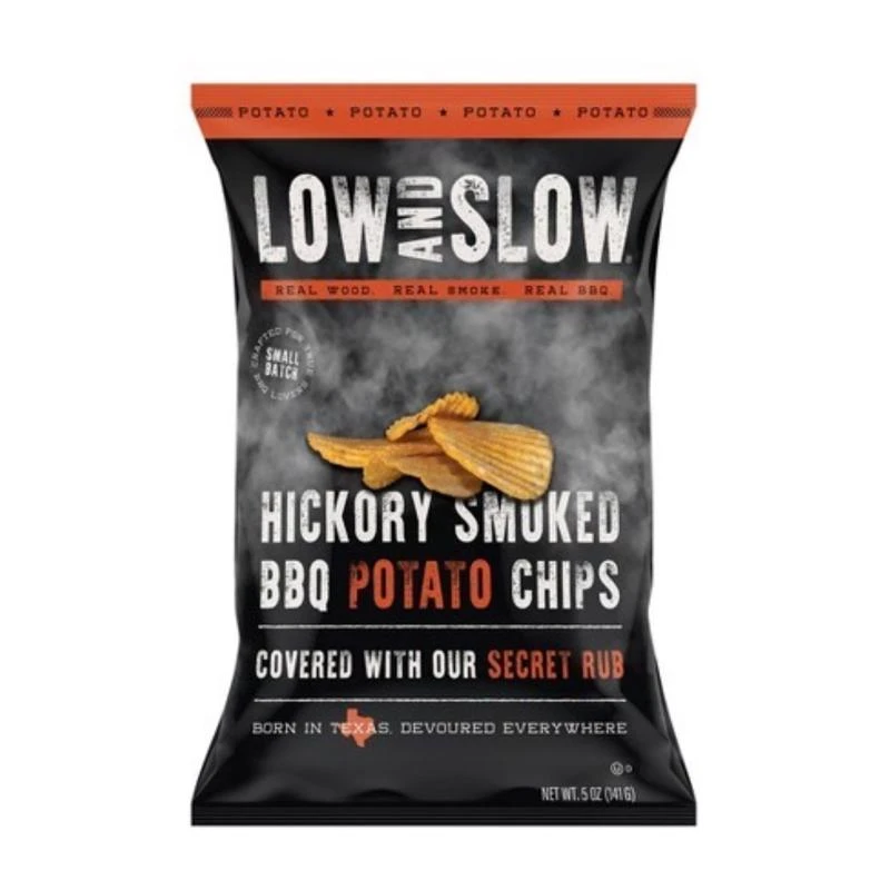 Low And Slow Hickory Smoked Bbq Potato Chips 5 Oz Bagged