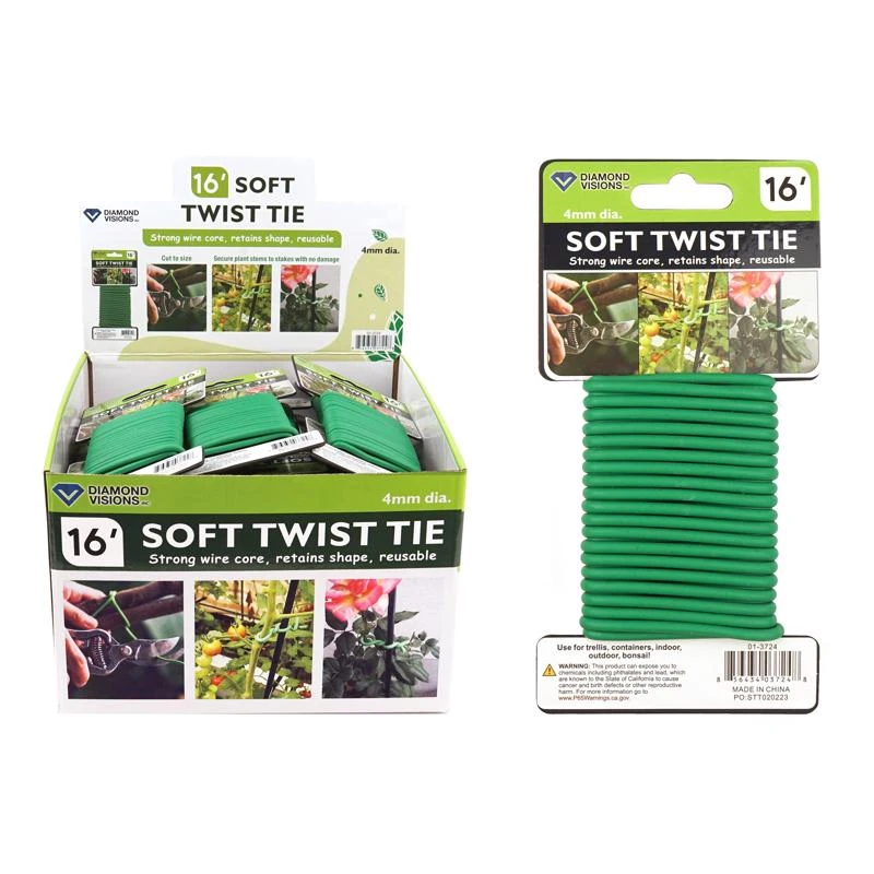 Diamond Visions 192 Inch Soft Twist Tie Rubber