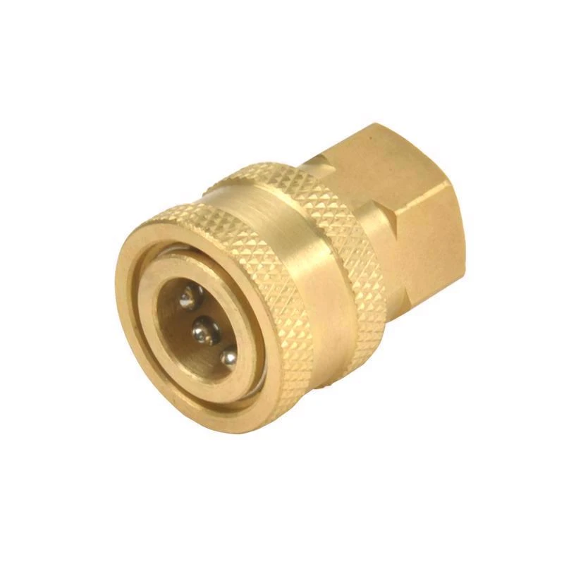 Surfacemaxx 1/4 Inch Female Npt X 1/4 Inch Quick Connect Plug 5500 Psi Brass