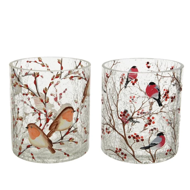 Decoris Tealight Birds Candle Holder 3.94 Inch Height